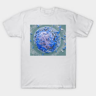 E. coli induced cell death, SEM (C021/7006) T-Shirt